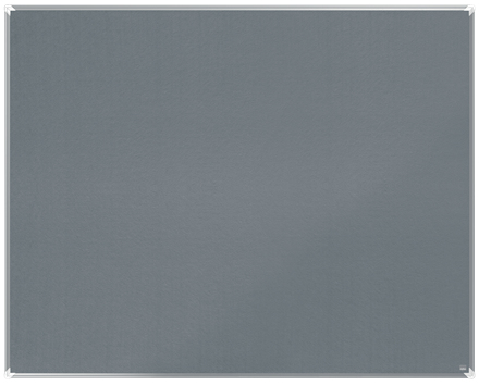 Nobo Filz-Notiztafel Premium Plus Aluminiumrahmen 1500x1200mm grau