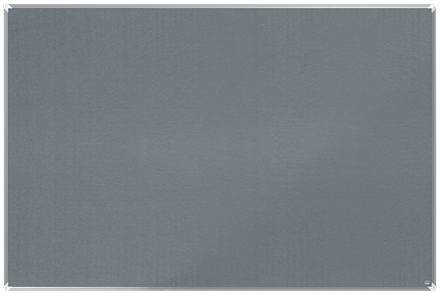 Nobo Filz-Notiztafel Premium Plus Aluminiumrahmen 1800x1200mm grau