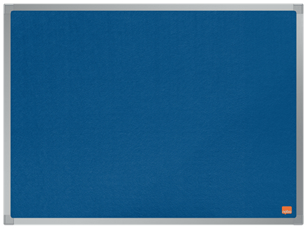 Nobo Filz-Notiztafel Essence Aluminiumrahmen 600x450mm blau