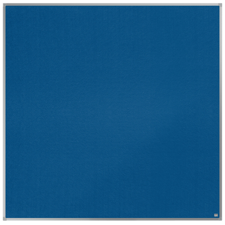 Nobo Filz-Notiztafel Essence Aluminiumrahmen 1200x1200mm blau