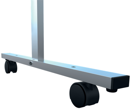 Nobo Rollen für Schreibtisch-Trennwand Premium Plus Kunststoff schwarz