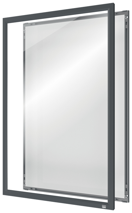 Nobo Clip-Rahmen Impression Pro A3 Aluminium graphit grau