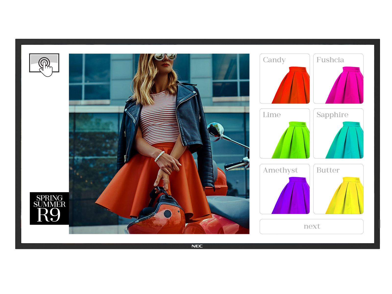 NEC MultiSync ME551 IR-2 Kiosk-Design 139,7 cm (55) LED 400 cd/m² Schwarz Touchscreen Eingebauter Prozessor 18/7 (60005953)