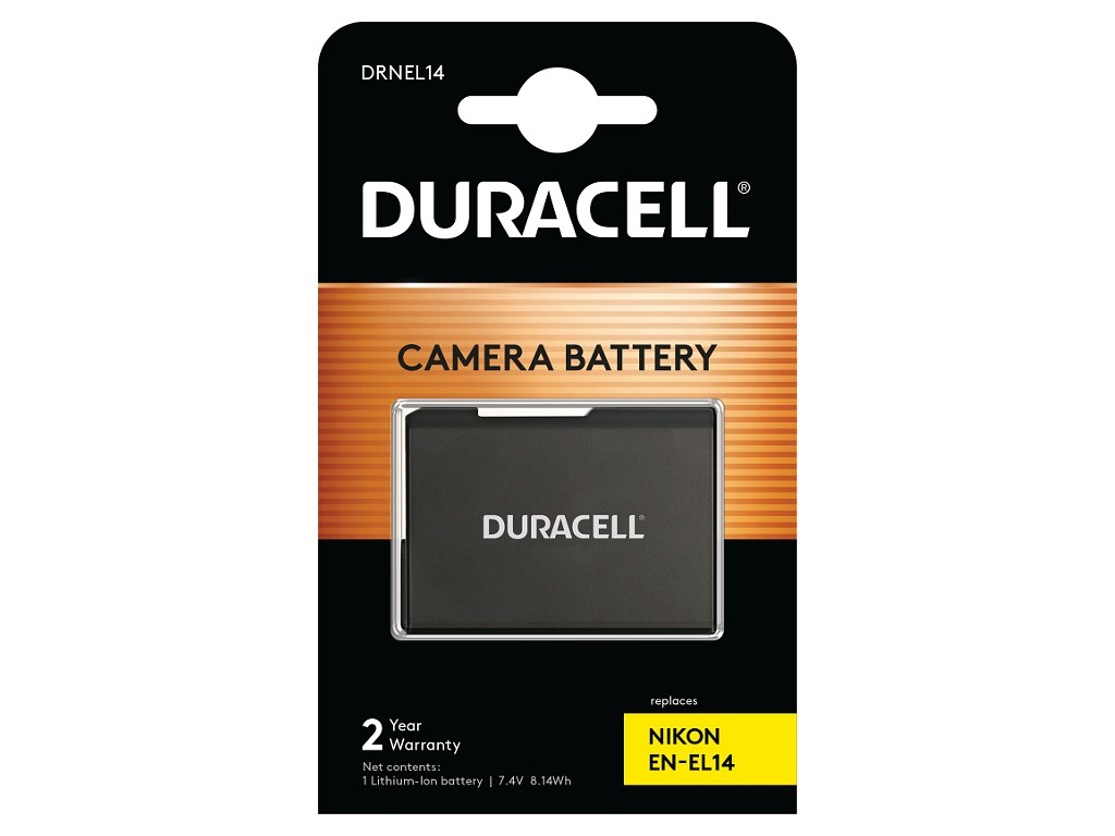 Duracell - Batterie - Li-Ion - 950 mAh - für Nikon D3200, D5100, D5200, D5300, D5500, D5600, Df, Coolpix P7000, P7100, P7700, P7800