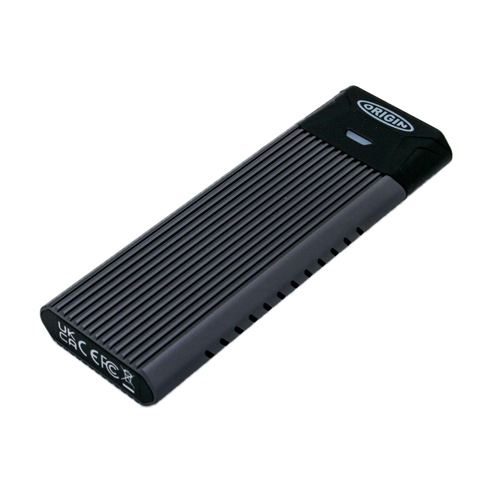 Origin Storage OS-EUCM2/NVME-SATA Externes Solid State Drive 512 GB Schwarz (OS-EUCM2/NVME-SATA)