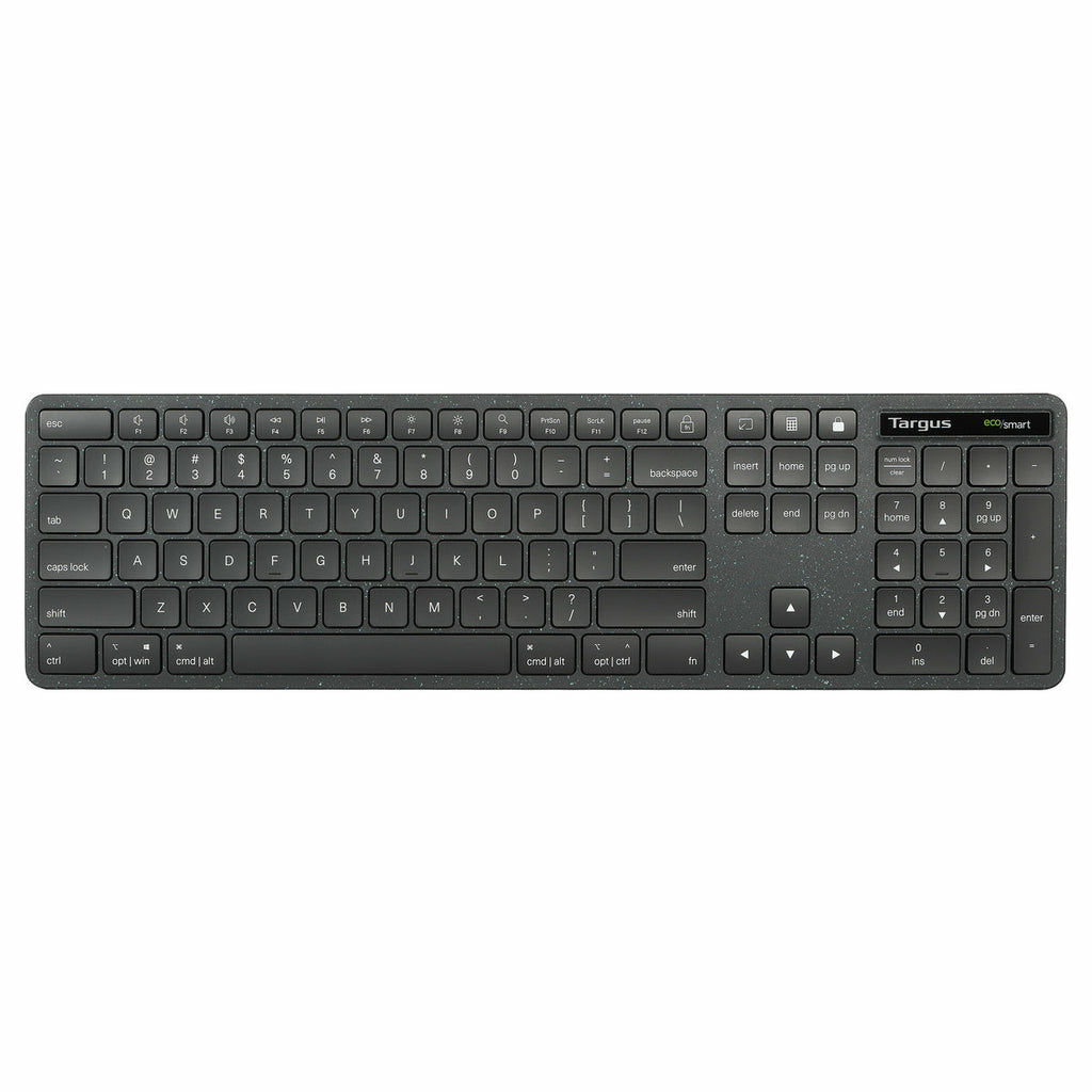 Targus EcoSmart - Tastatur - full size - antimicrobial - USB - QWERTY - GB - Schwarz (AKB874UK)