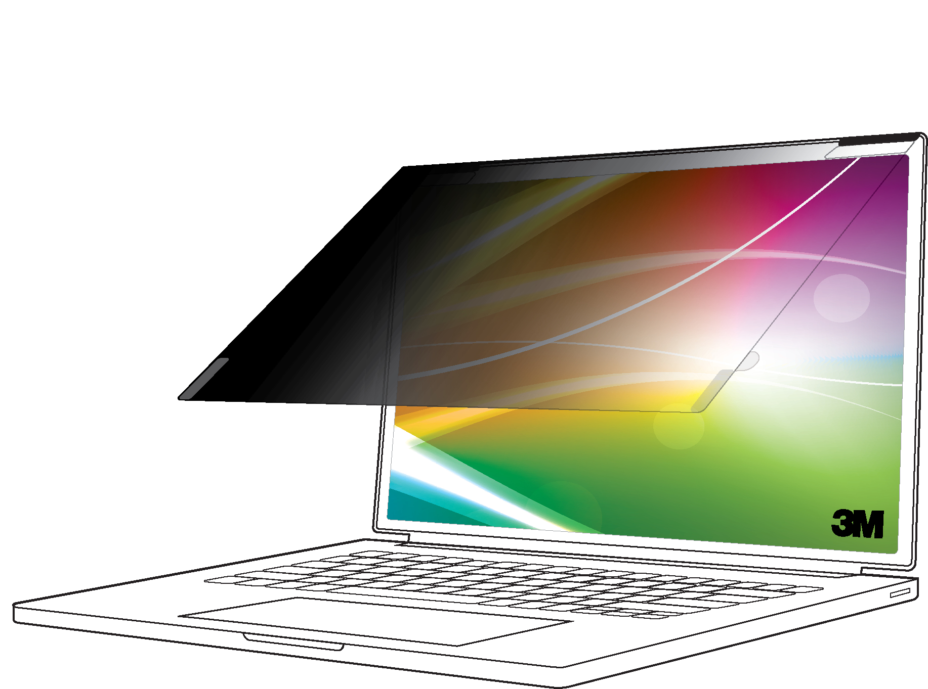 3M Bright Screen Blickschutzfilter MS Surface BPNMS005 (7100380061)
