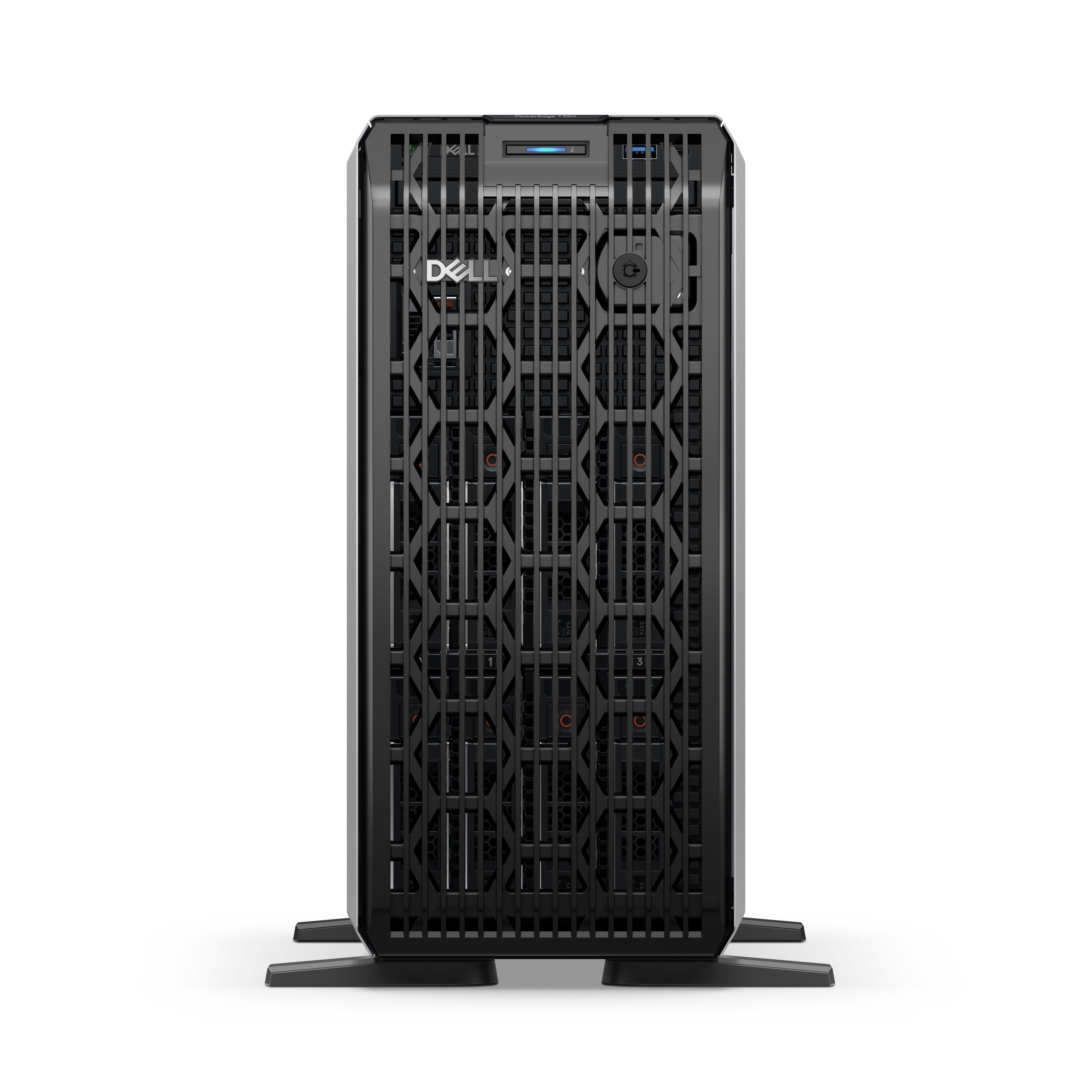Dell PowerEdge T360 - Server - Tower - 1-Weg - 1 x Xeon E-2436 / 2.9 GHz - RAM 16 GB - SAS - Hot-Swap 8.9 cm (3.5) Schacht/Schächte - SSD 480 GB - G200eW - 1GbE - kein Betriebssystem - Monitor: keiner - BTP - Dell Smart Selection, Dell Smart Value - 
