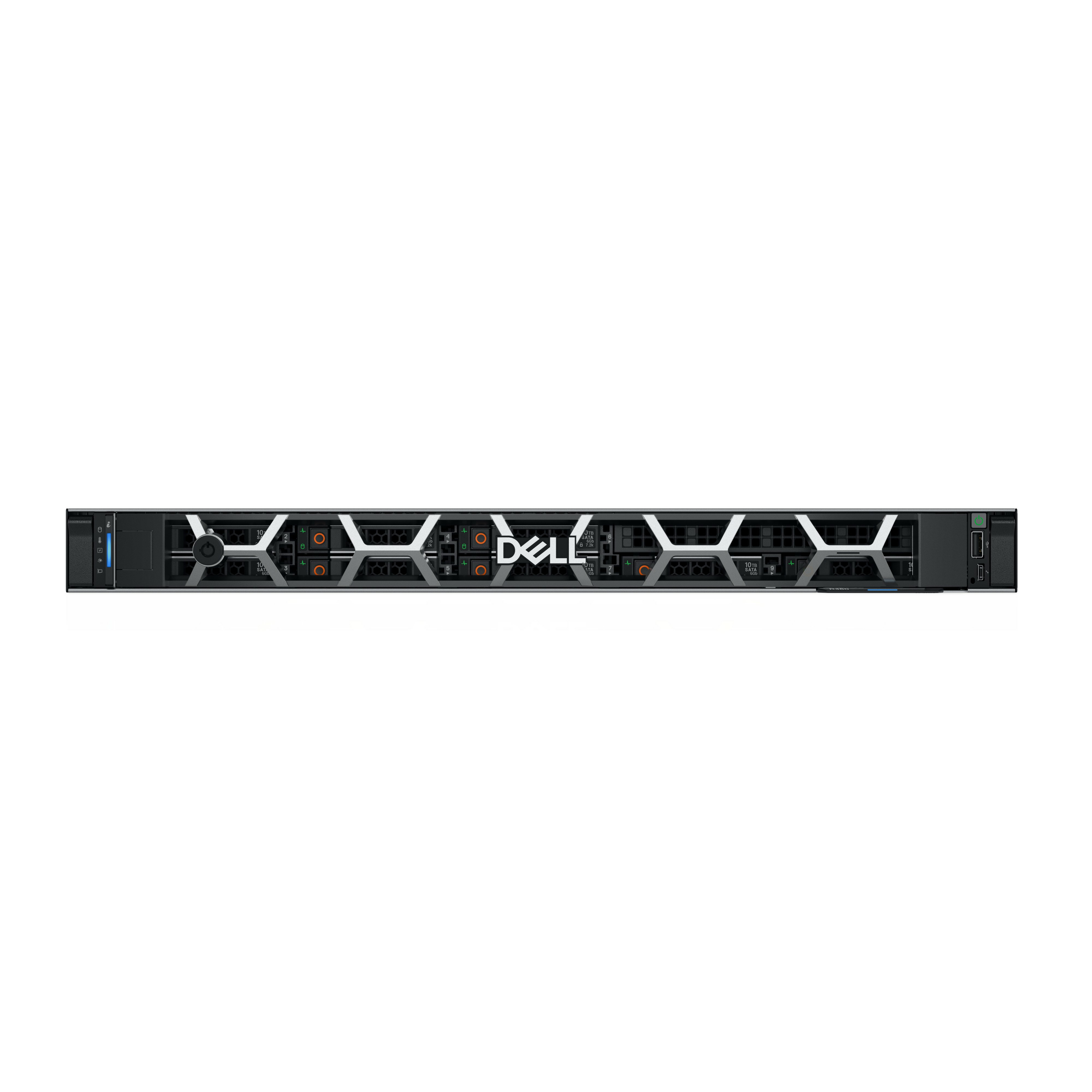Dell PowerEdge R360 - Server - Rack-Montage - 1U - 1-Weg - 1 x Xeon E-2434 / 3,4 GHz - RAM 16GB - SAS - Hot-Swap 6,4 cm (2,5) Schacht/Schächte - SSD 480GB - G200eW - 1GbE - kein Betriebssystem - Monitor: keiner - BTP - Dell Smart Selection, Dell Smar