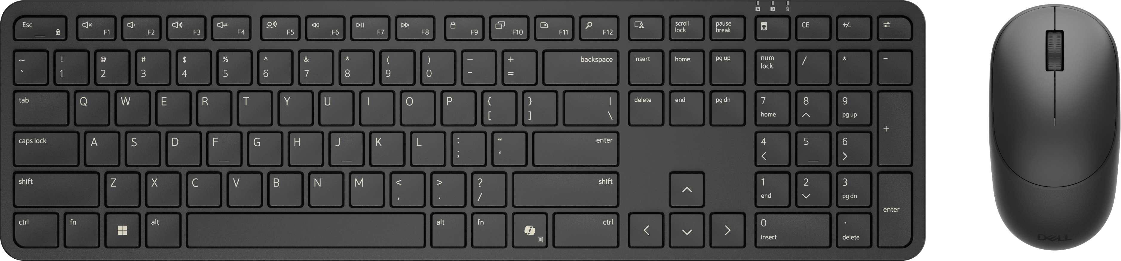 DELL EMC DELL PRO 5 KEYBOARD AND MOUSE KM526 GR (QWERTZ) BLACK (KM526-BLK-GER)