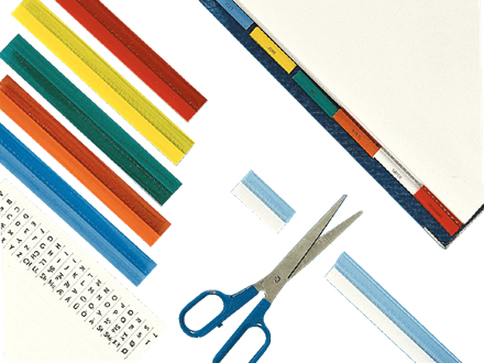 Esselte Vollsicht-Reiter, transparent farblos, aus Folie -