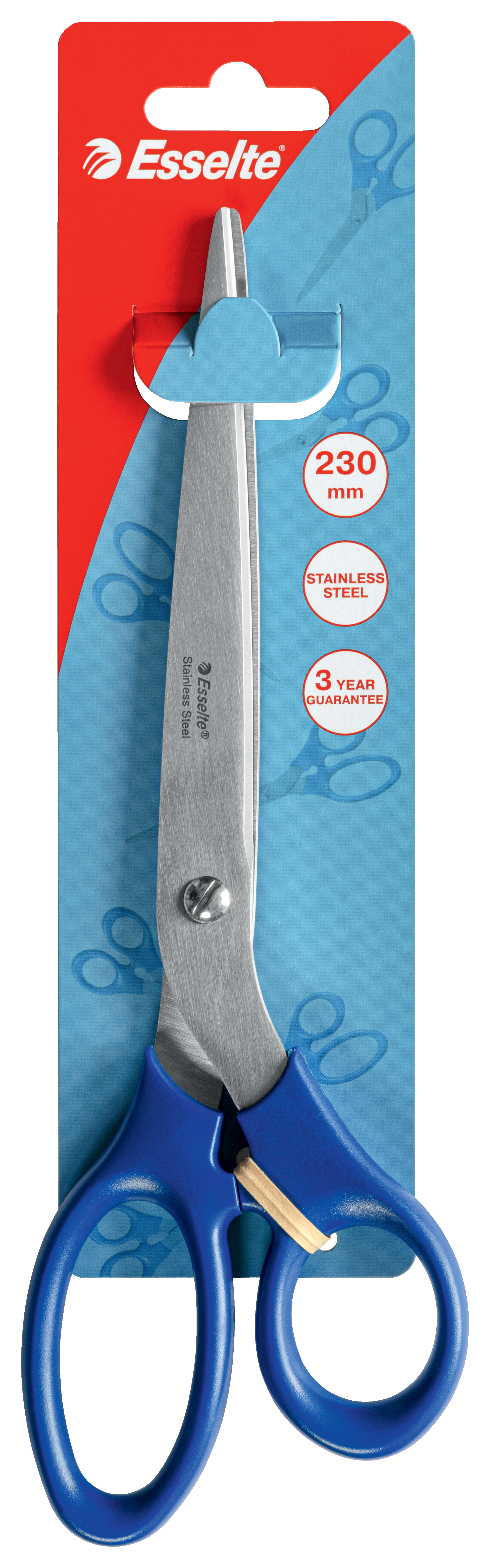 10 x Esselte Papierschere 23cm spitz blau