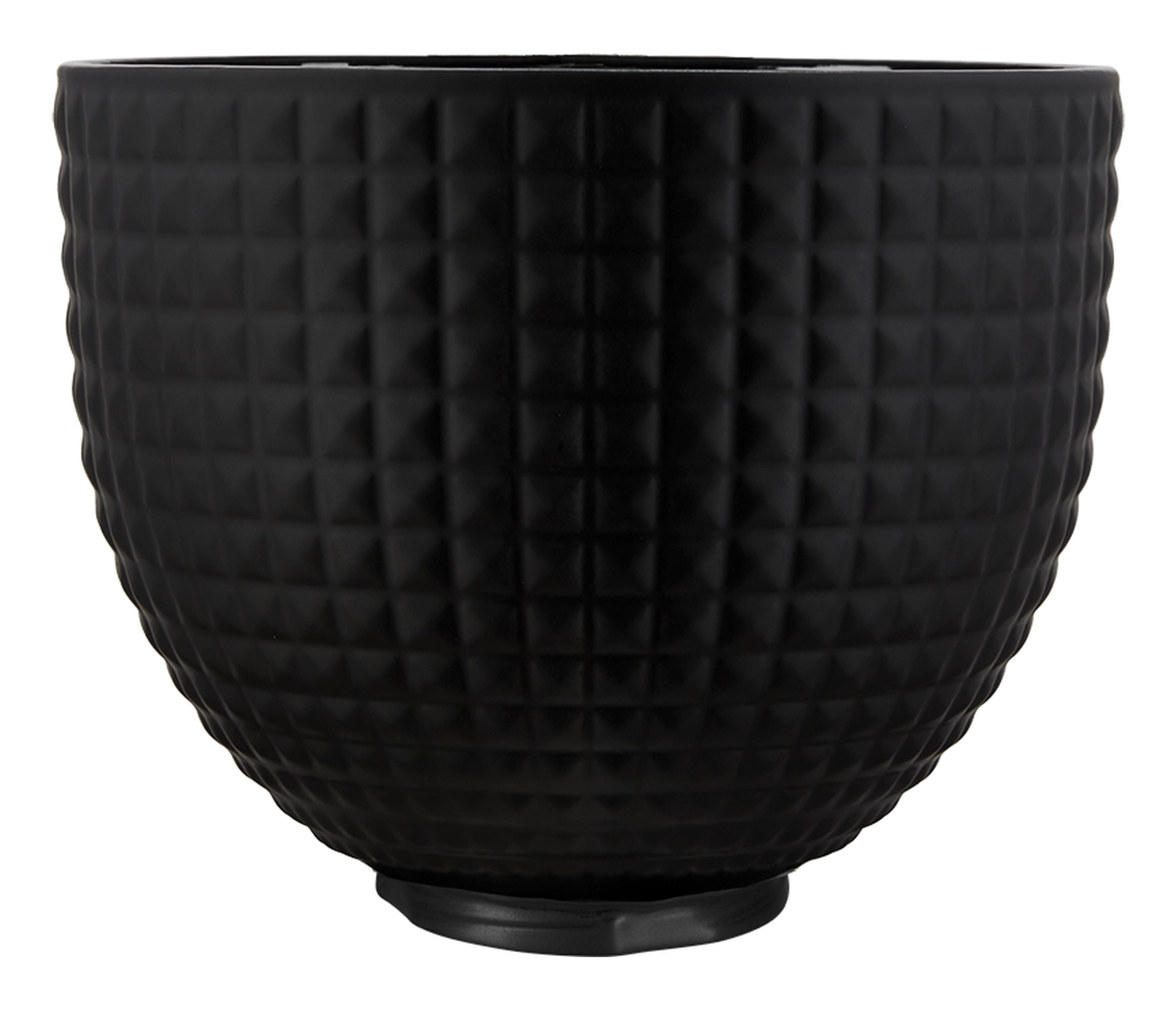5KSM2CB5LS Keramikschüssel 4,7L Rührschüssel black studded
