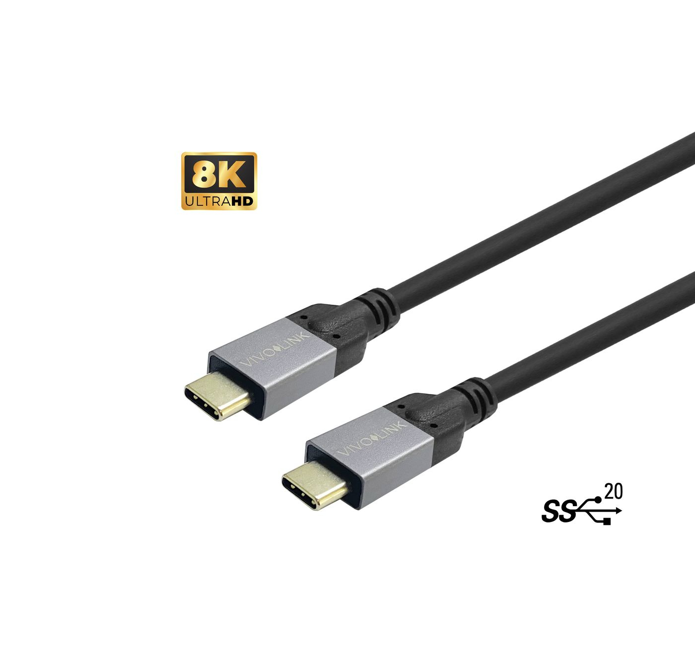 USB-C to Cable 4m Supports 20 Gbps data - Kabel - Digital/Daten (PROUSBCMM4)