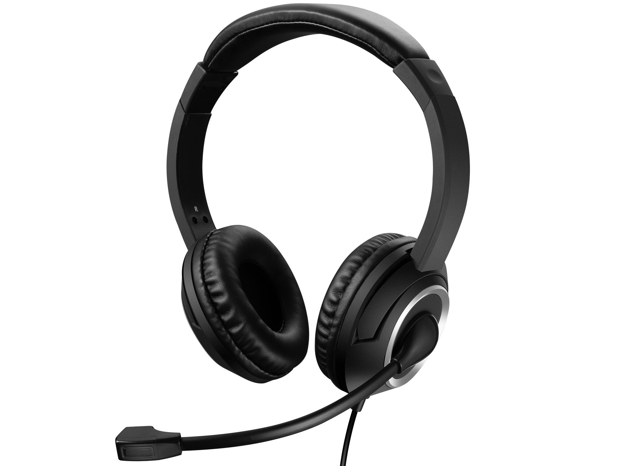 Sandberg MiniJack Chat Headset - Kopfhörer - Kopfband - Anrufe & Musik - Schwarz - Binaural - Drehregler (126-15)
