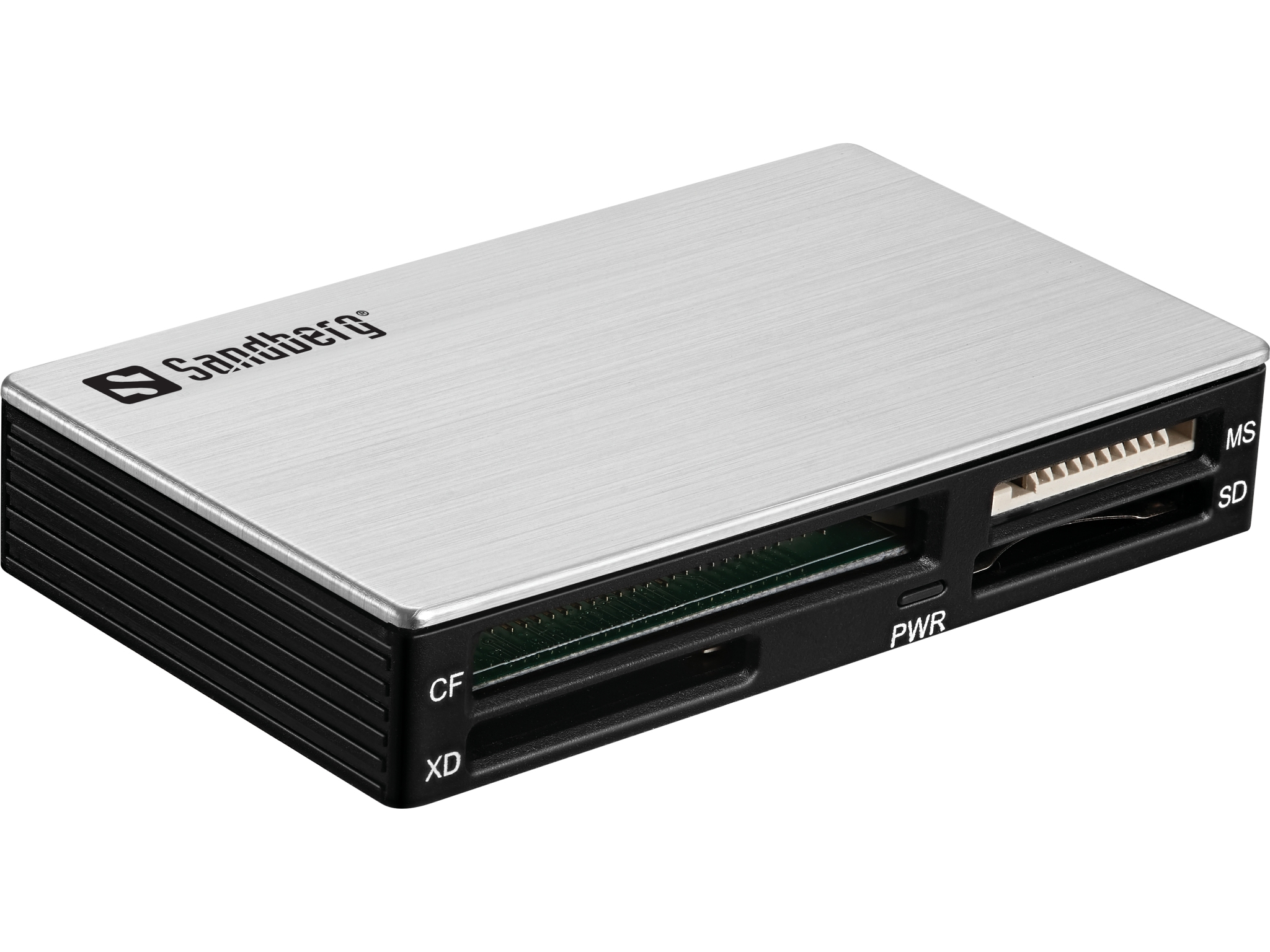 Sandberg USB3.0 Multi Card Reader - Kartenleser (MS, MMC, SD, xD, CF, TransFlash, microSD, SDHC, MS Micro) - USB3.0 (133-73)