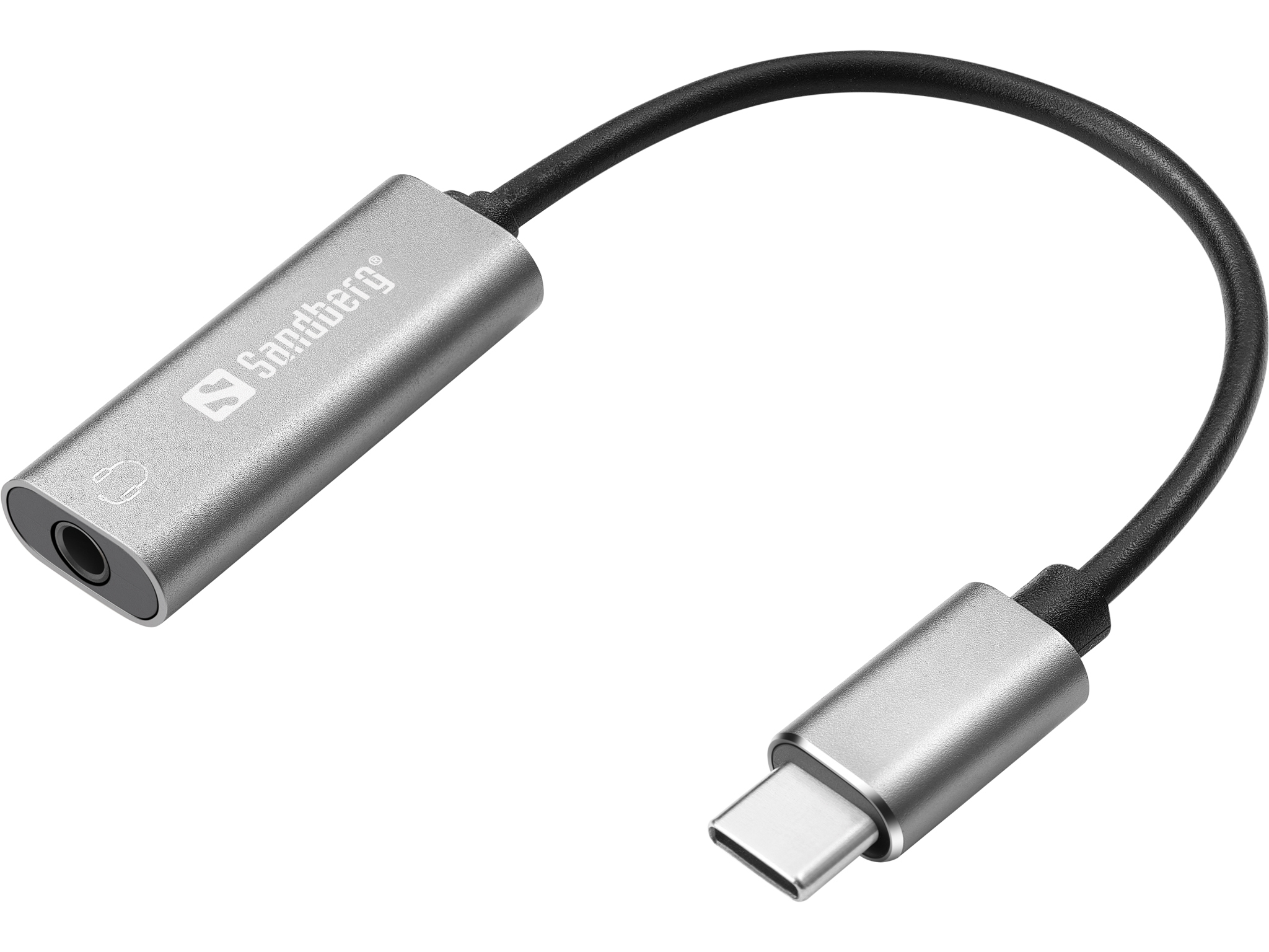 Sandberg - Adapter USB-C auf Klinkenstecker - USB-C (M) bis Stereo Mini-Klinkenstecker (W)
