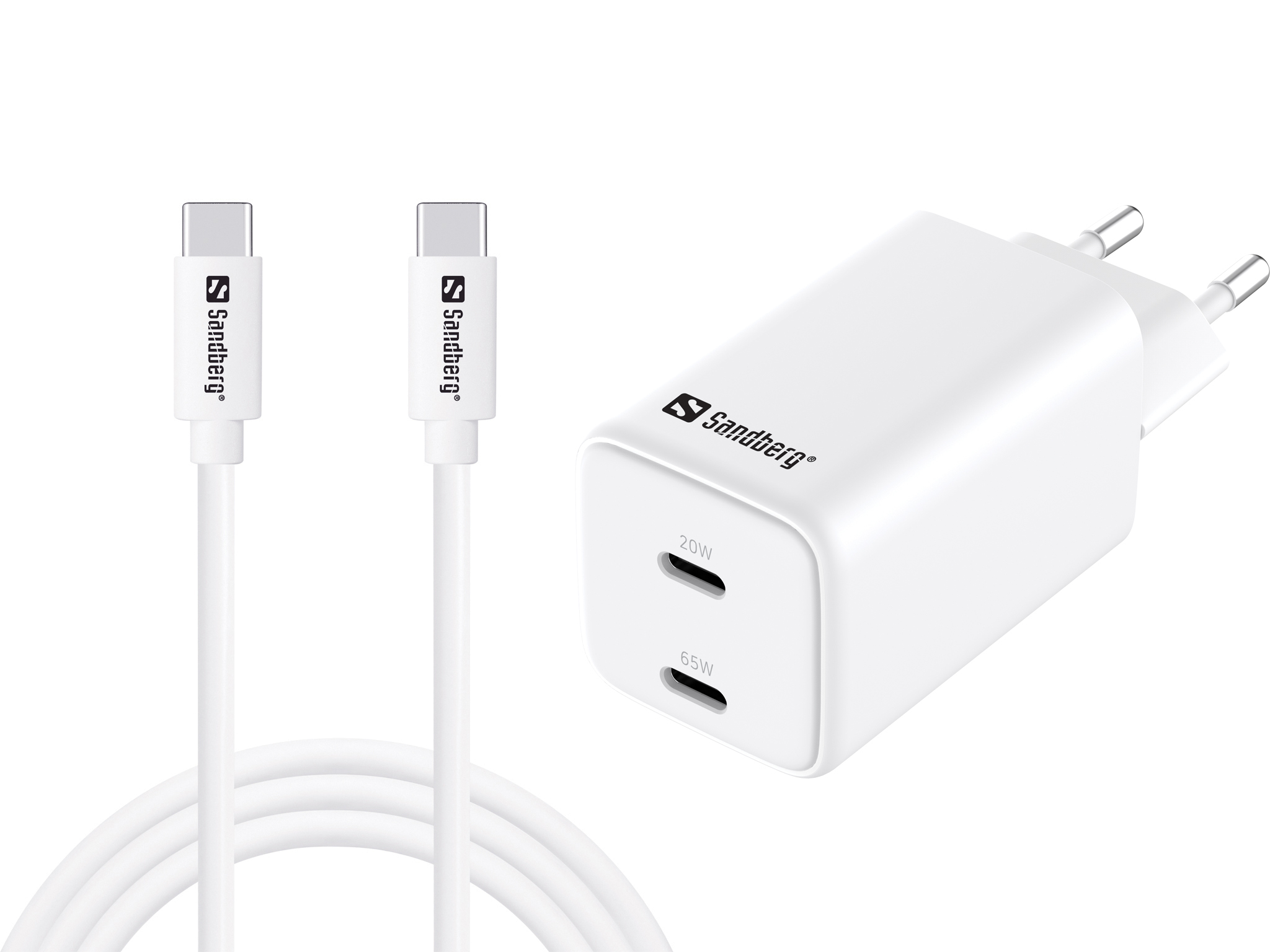 Sandberg AC Charger USB-C PD65W EU 1.5M (441-75)