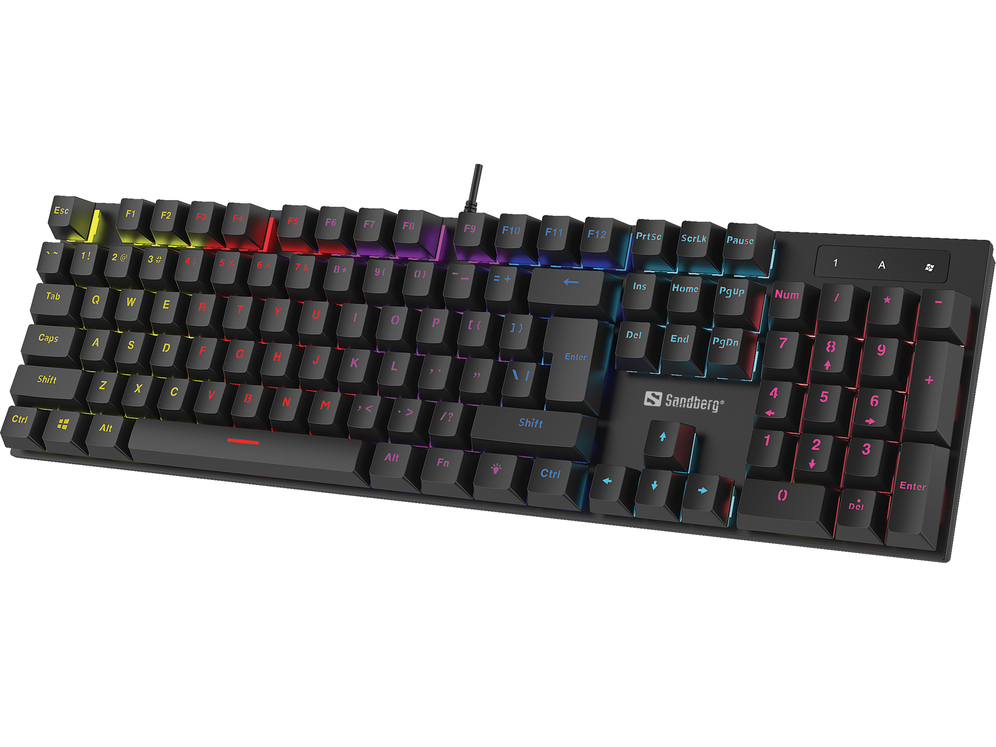 Sandberg mechanische Gaming Tastatur - QWERTZ DE - schwarz