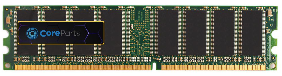 CoreParts - DDR - Modul - 1 GB - DIMM 184-PIN - 266 MHz / PC2100 - 2.5 V - ungepuffert - non-ECC - für Shuttle XPC SB51, SB52, SK41, SN41, SS40, SS50, SS51, VIA EPIA MII 6000, PD6000, TC6000 (MMDDR266/1024)