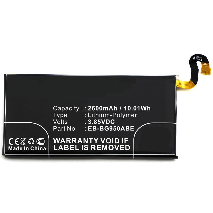 CoreParts MOBX-BAT-SMG950SL - Akku - Samsung - EB-BG950ABA - EB-BG950ABE - GH43-04731A - 3000 mAh - 3,8 V - 11,4 Wh (MOBX-BAT-SMG950SL)