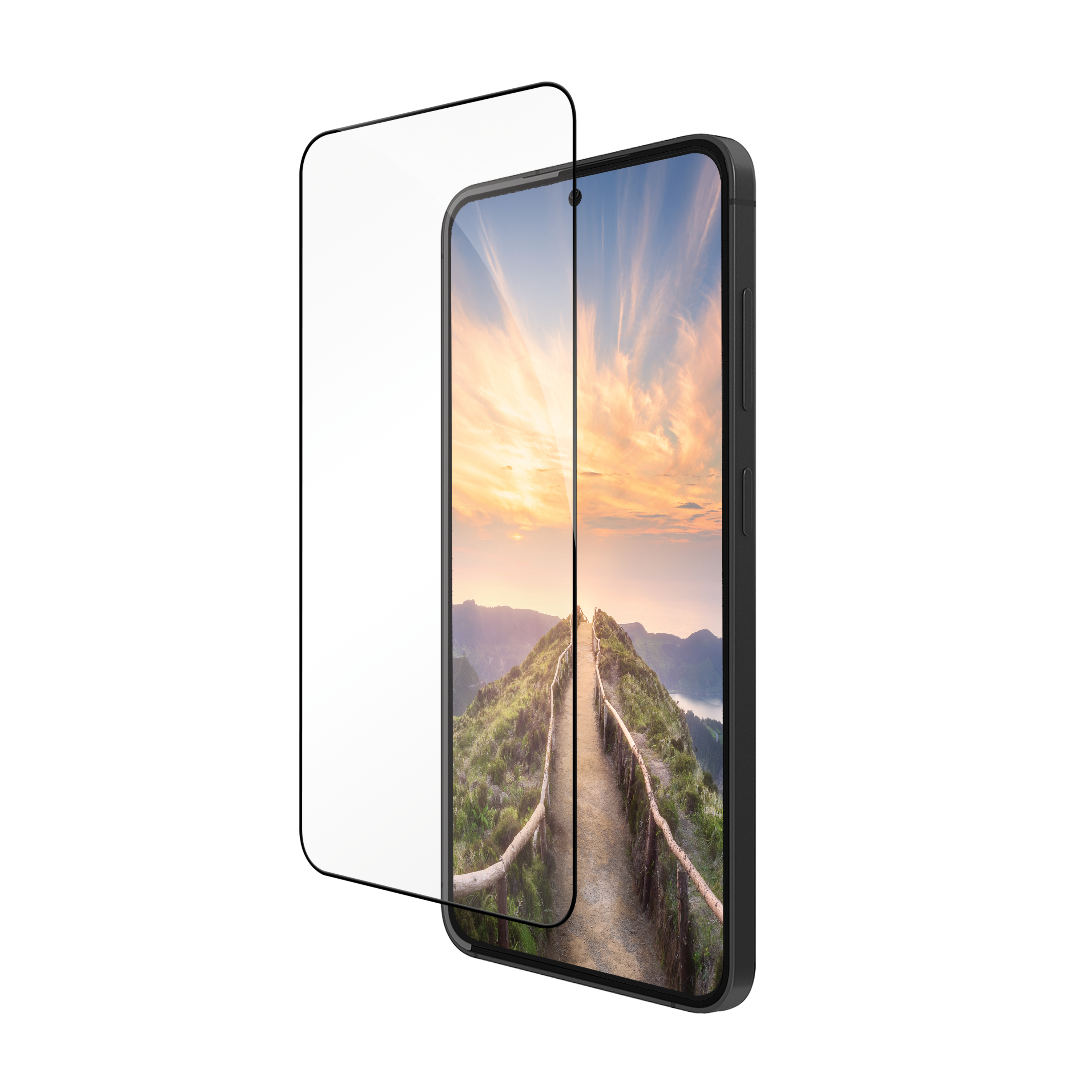 dbramante1928 Eco-shield - Bildschirmschutz für Handy - Rahmenfarbe schwarz - für Samsung Galaxy S25 Ultra (ESSUCL004330)