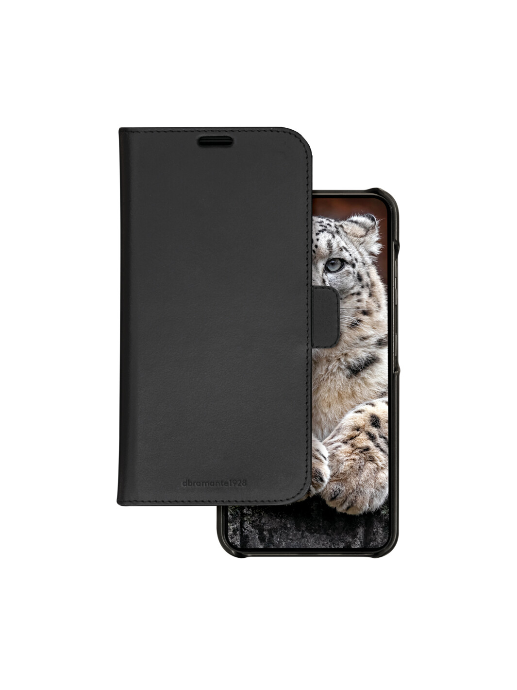 dbramante1928 Lynge - Flip-Hlle fr Mobiltelefon - Leder - Schwarz - fr Samsung Galaxy S24+ (LYSPGTBL6039)