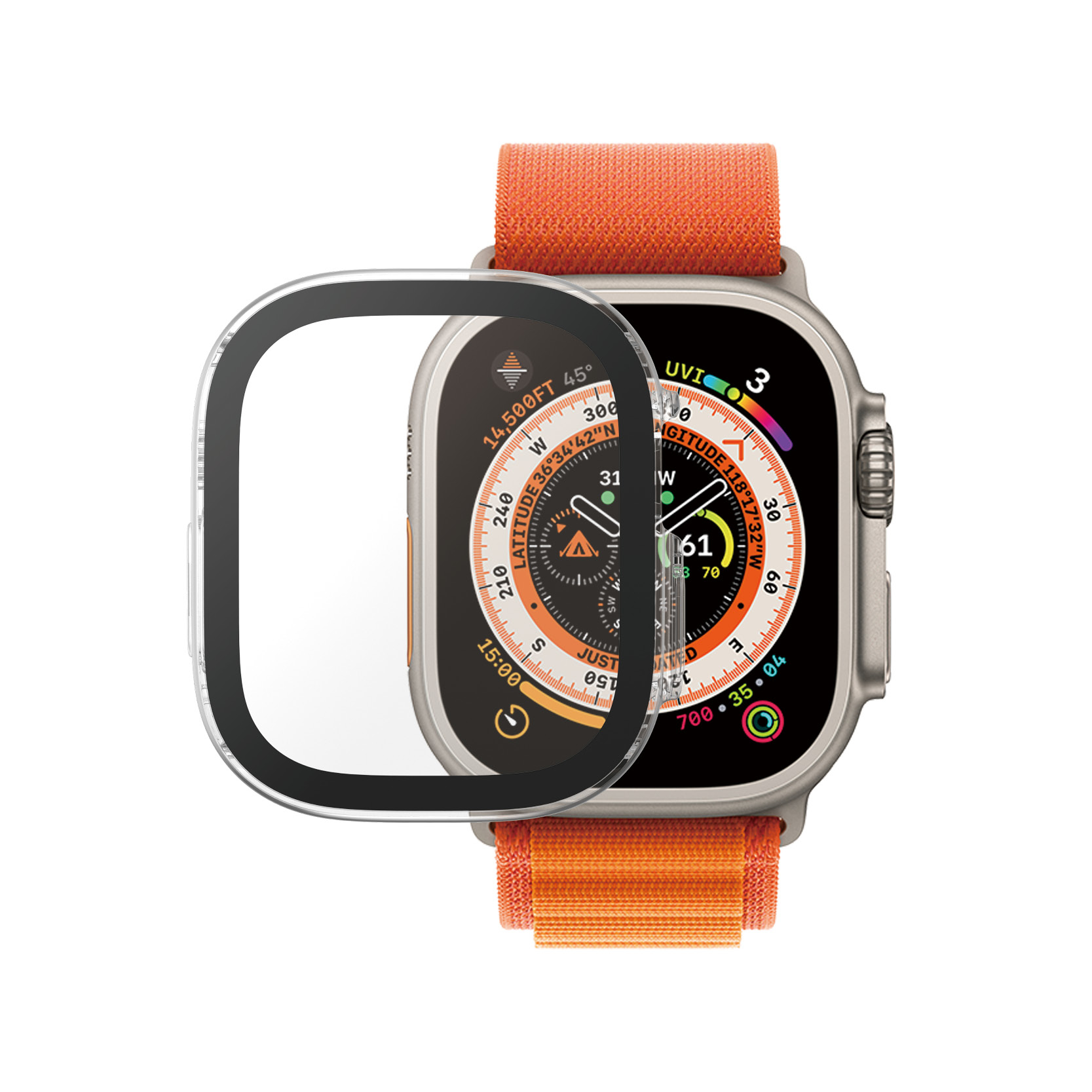 PanzerGlass PanzerGlass Full Body Apple Watch Ultra 49mm Transparent