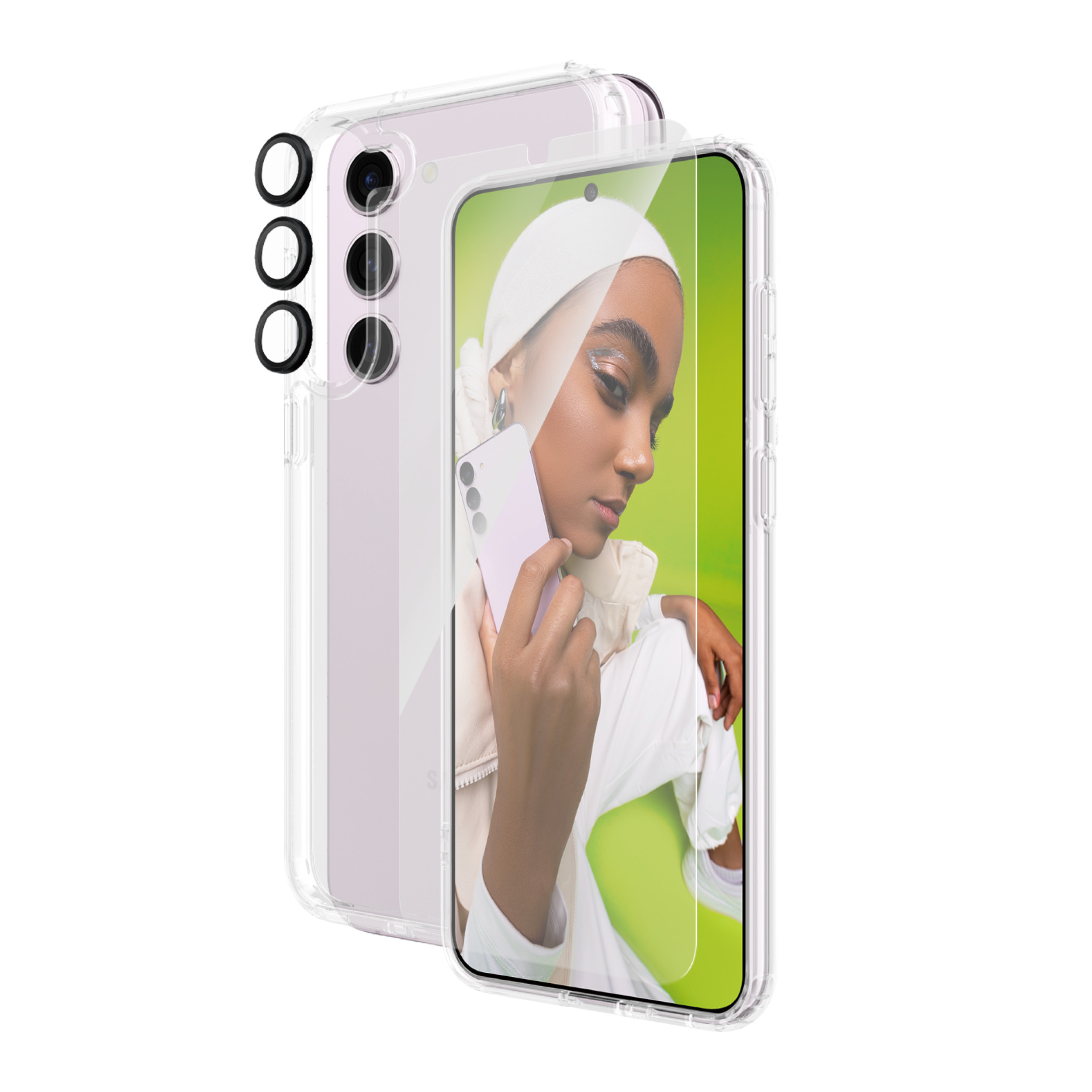 PanzerGlass PanzerGlass 3-in-1 Pack Samsung Galaxy S24 Plus / UWF