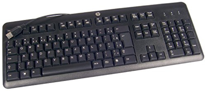 HP 672647-073 - USB - Büro - Membran-Schlüsselschalter - Spanisch - Verkabelt - PC / Server (672647-073)