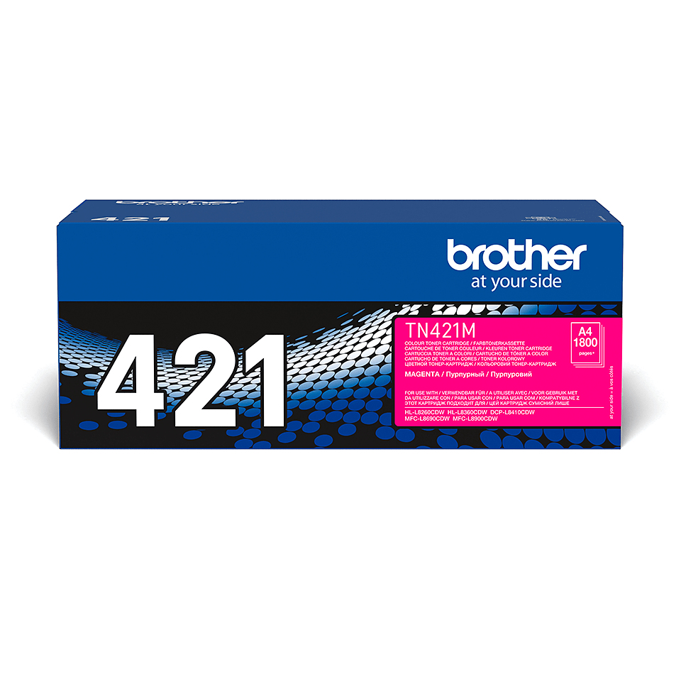 Brother Toner, Magenta Pages 1.800 (TN-421M)