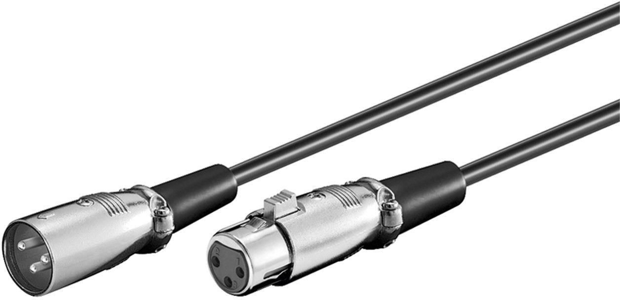 Microconnect XLRMF5 5m XLR (3-pin) XLR (3-pin) Schwarz Audio-Kabel (XLRMF5)