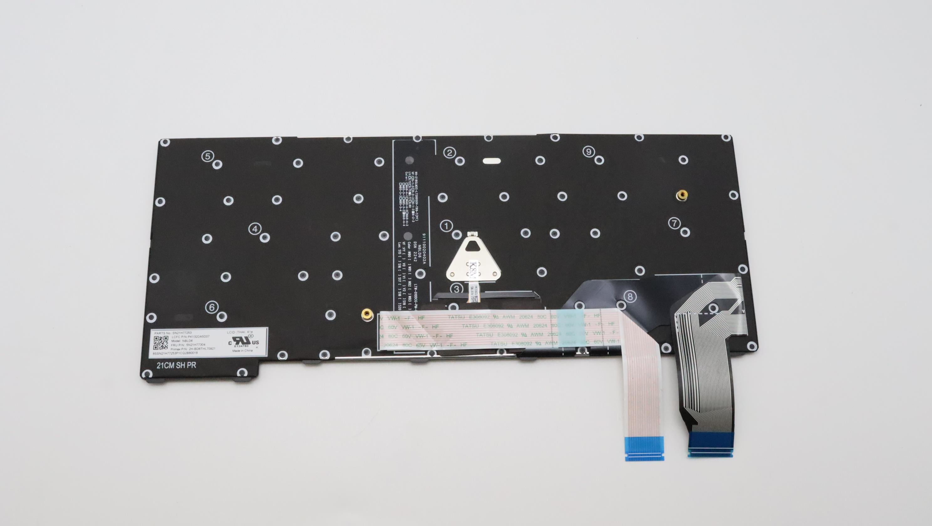 Lenovo NB_KYB SER2 KBD BK-BL,LTN,RUS (5N21H77060)