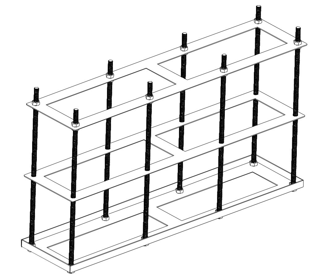 Ernitec Ground-Mount Bracket for 55 - 86 (0070-24900-MOUNT-KIOSK)