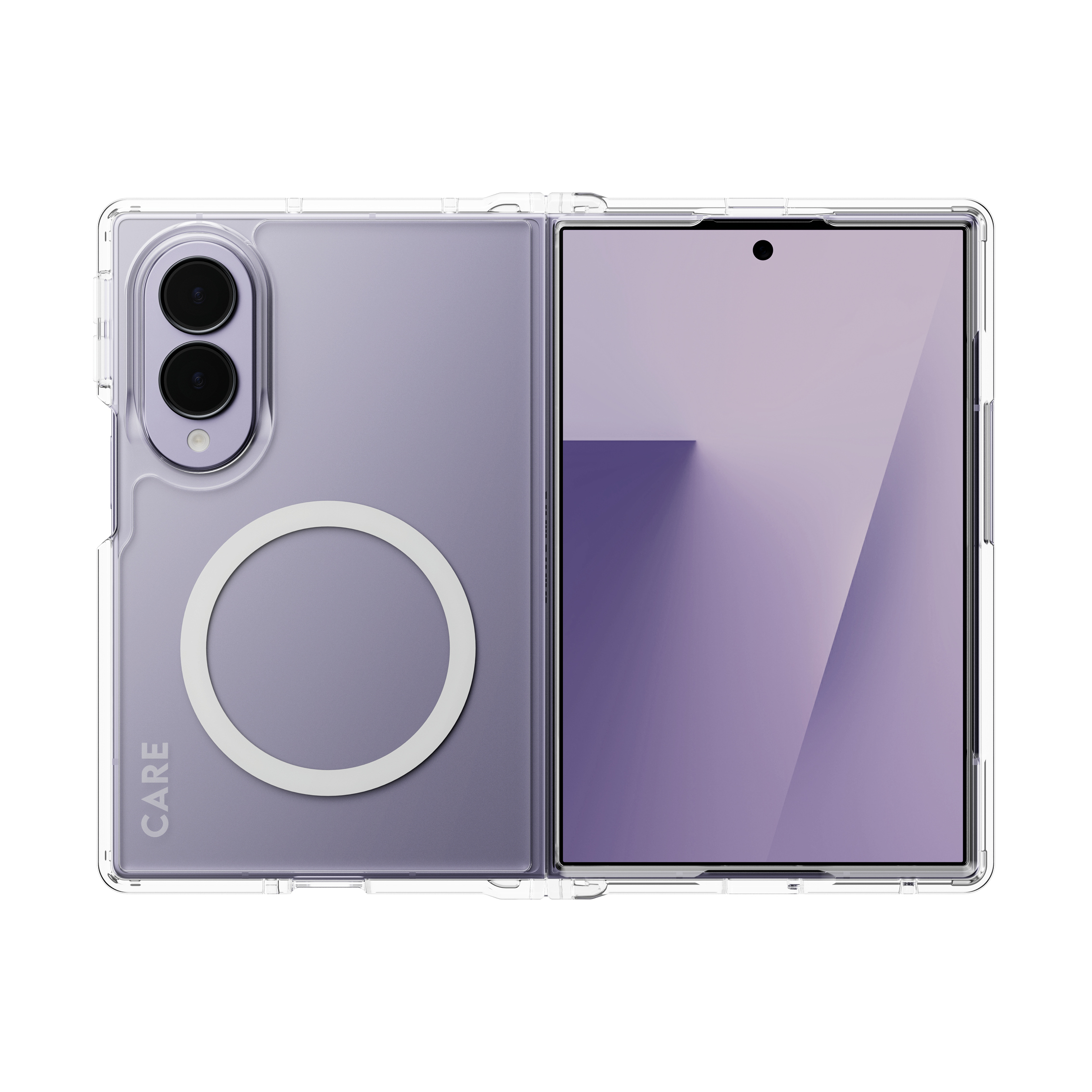 PanzerGlass CARE Urban Combat Case Clear w. White Qi Samsung Z Fold8