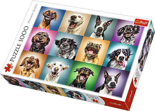 Trefl Funny Dog Portraits 1000 Teile Puzzle Trefl-10462