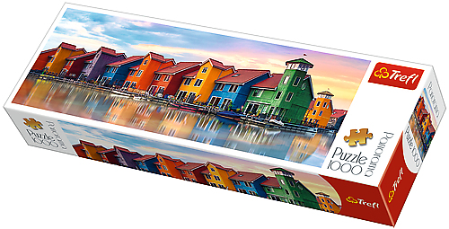 Trefl Panoramic Puzzle - Groningen, Holland 1000 Teile Puzzle Trefl-29034
