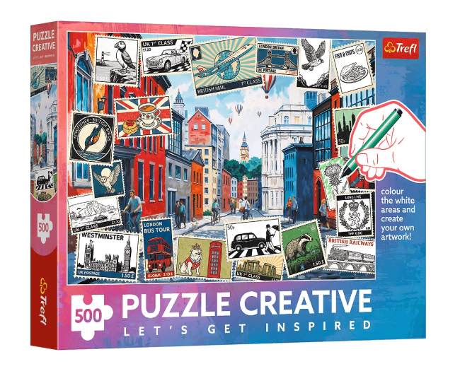 Trefl Puzzle Creative - Grüße aus London 500 Teile Puzzle Trefl-37563