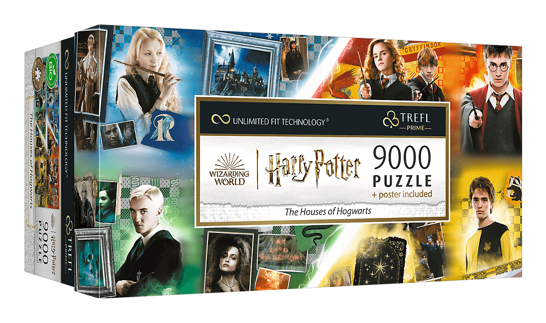 Trefl Hogwarts Häuser 9000 Teile Puzzle Trefl-81023