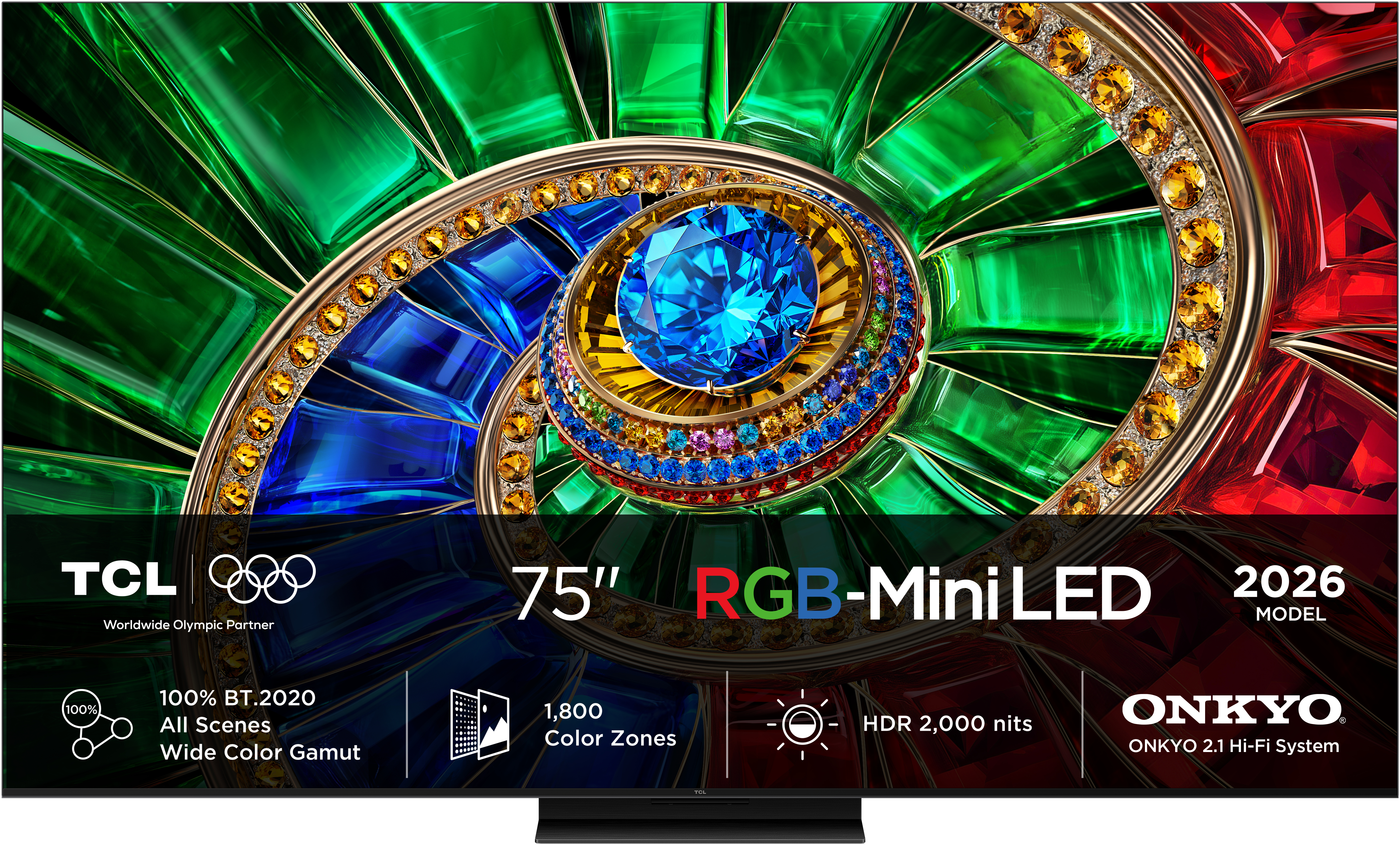 75RM7L 189 cm (75") RGB-Mini LED TV, 4K Ultra HD, Smart-TV, 120 Hz, DVB-T2/DVB-C/DVB-S2, Sprachsteuerung