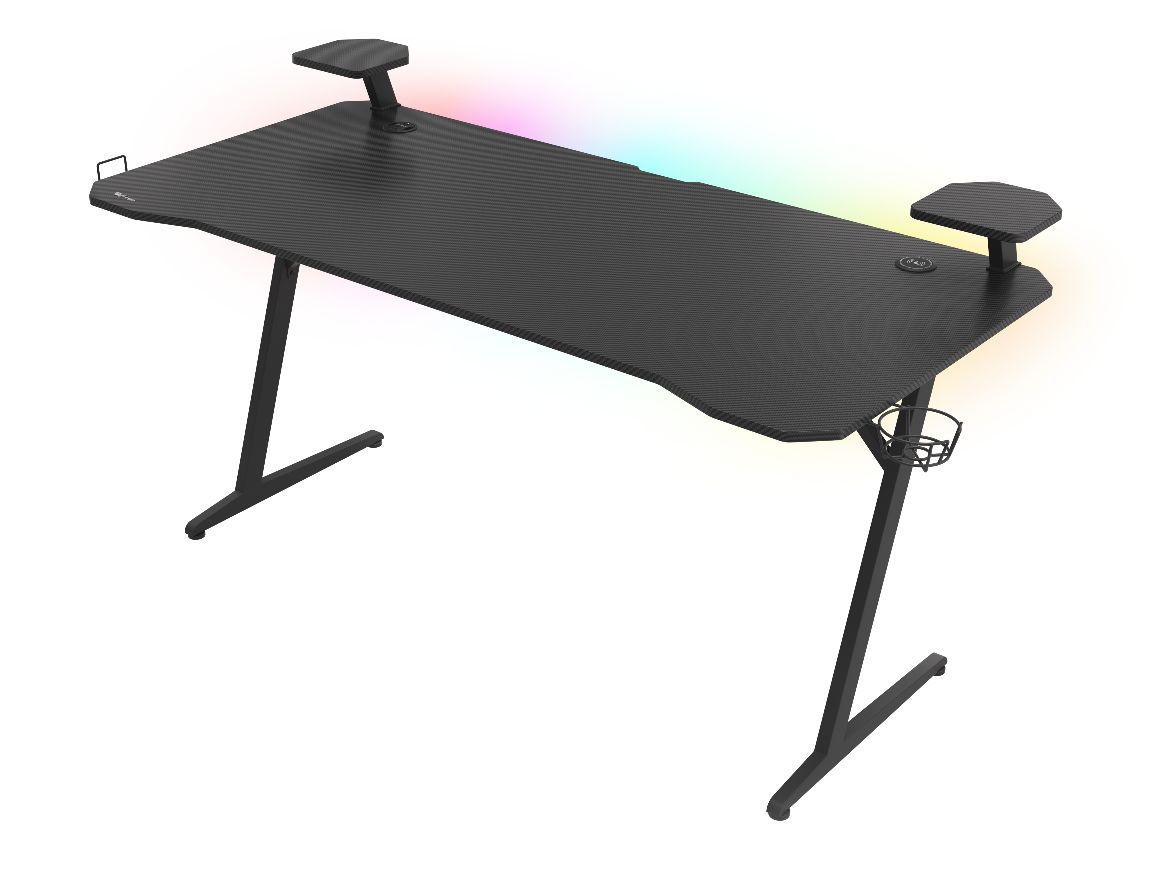 Genesis Gaming Tisch HOLM 510 RGB schwarz (160cm x 75cm) (NDS-1732)