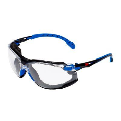Schutzbrille 3M Solus 1000, EN 166:2001, UVA/UVB/UVC-resistent, abnehmbare Schaumstoffdichtung, beschichtet, Polycarbonatglas, klar