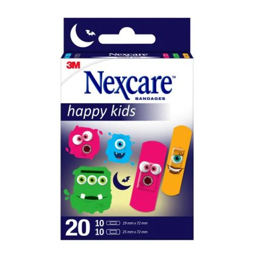 NEXCARE Happy Kids Pflasterstrips Monster 2 Grö