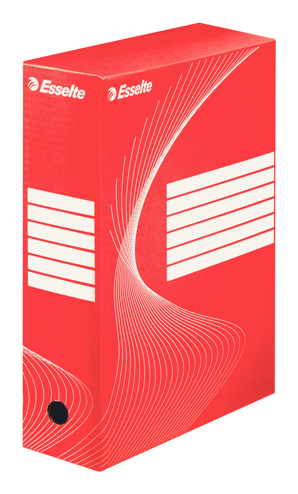 Esselte Archiv-Schachtel VIVIDA, DIN A4, rot (B)100 mm aus 100% recycelter Pappe, zu 100% wiederverwertbar, - 25 Stück (128422)