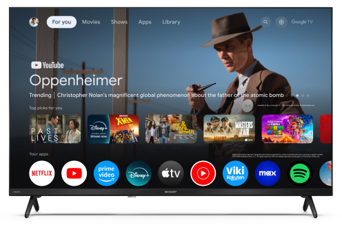 LED-TV SHARP 32HF2265E, 81 cm (32"), Google TV, HDR, Dolby Audio, EEK:E