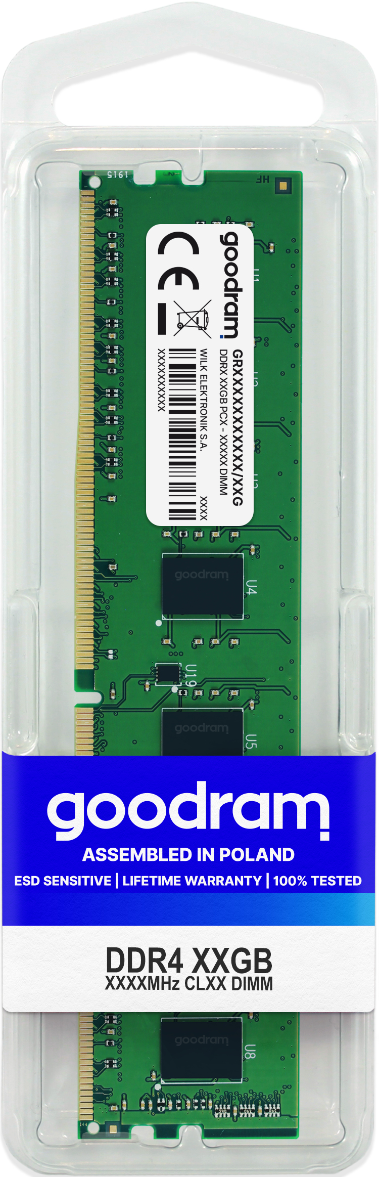 GOODRAM *DDR4 8GB/2400 CL17 (GR2400D464L17S/8G)