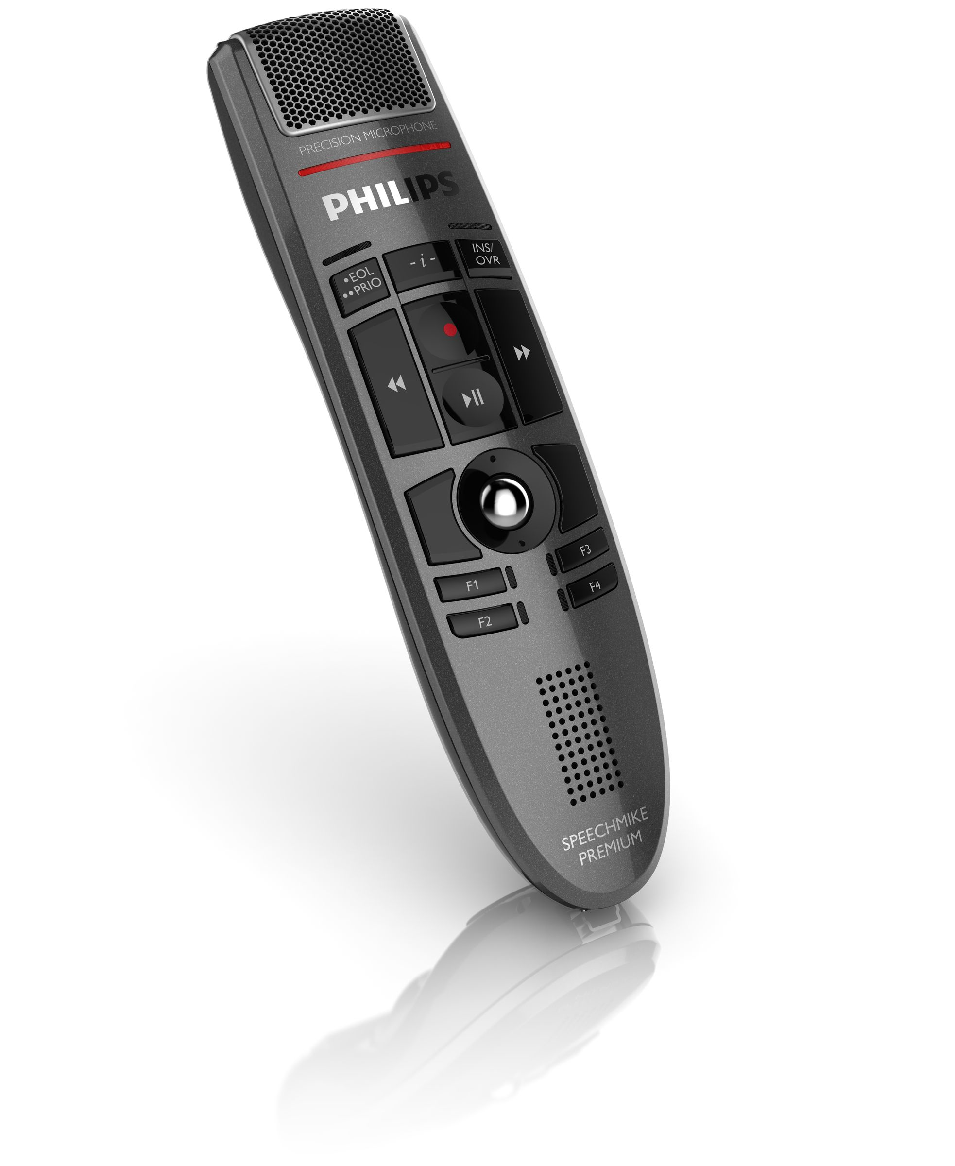 Philips SpeechMike Premium USB LFH3500 - Lautsprechermikrofon - Dark Pearl Gray (LFH3500/00)