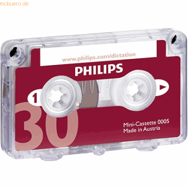 PHILIPS Minikassette, 2 x 15 min