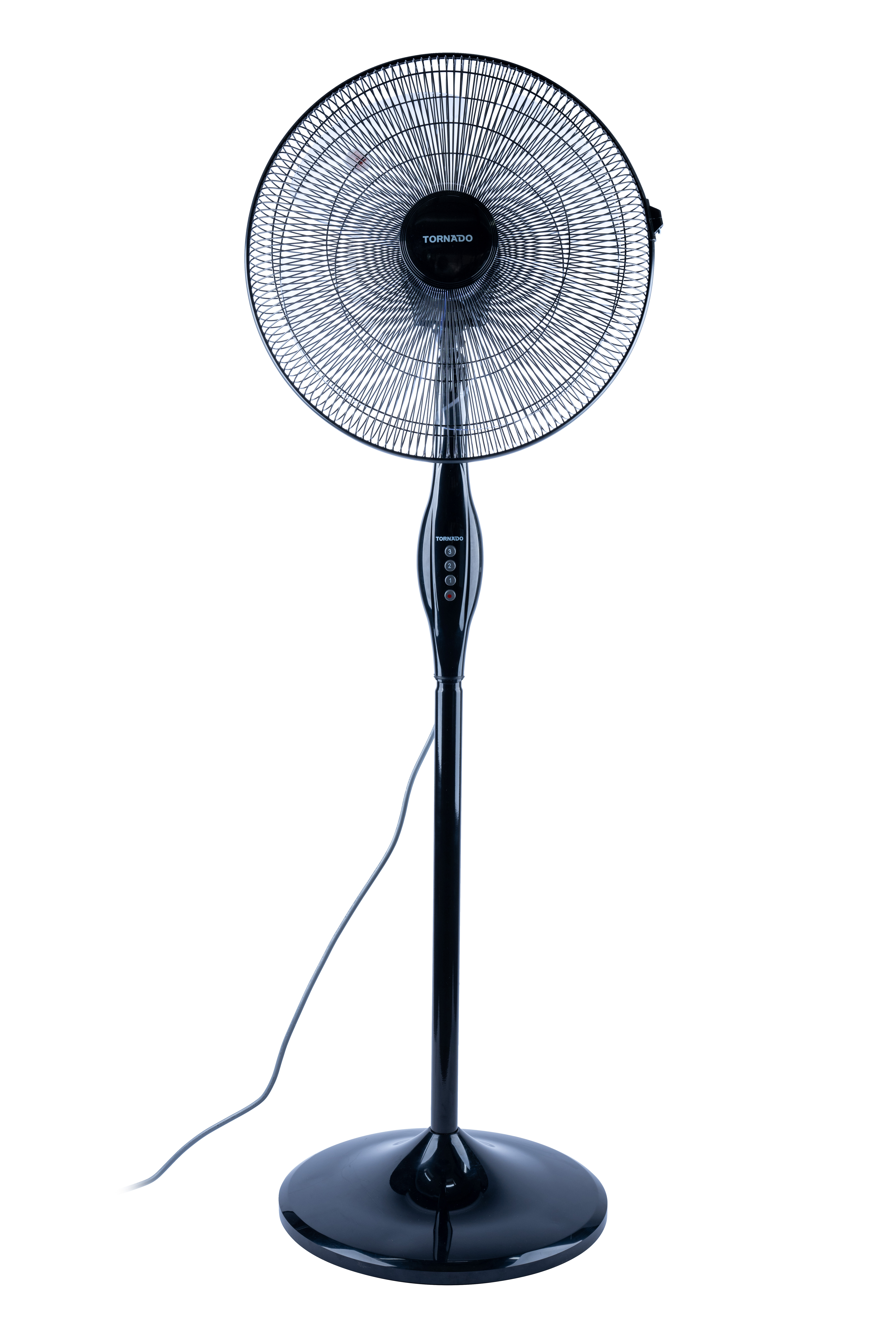 TORNADO Standventilator TSF-16W, Ø 40cm, 3 Stufen, 46dB, 60 W, schwarz