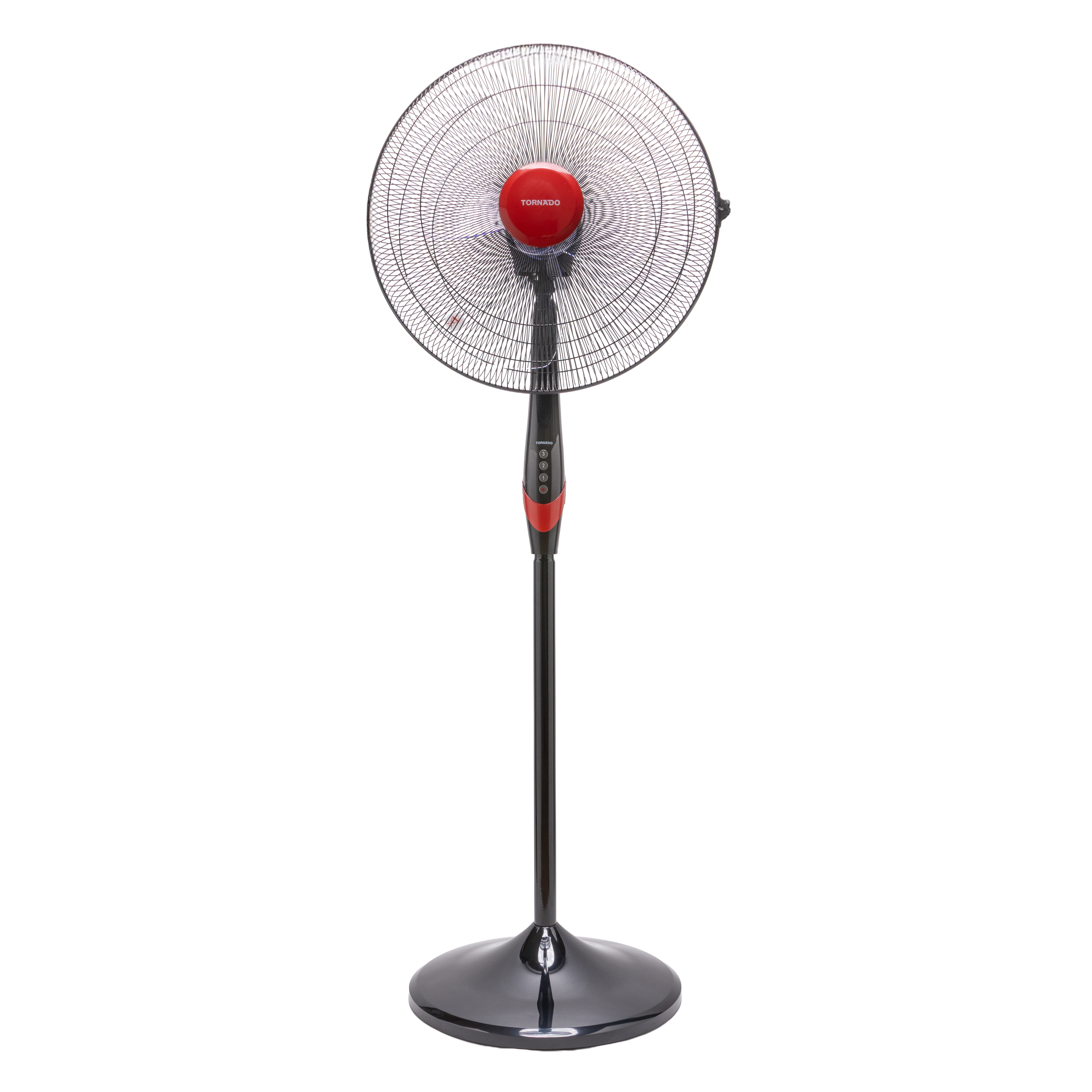 TSF-18XW Standventilator schwarz/rot